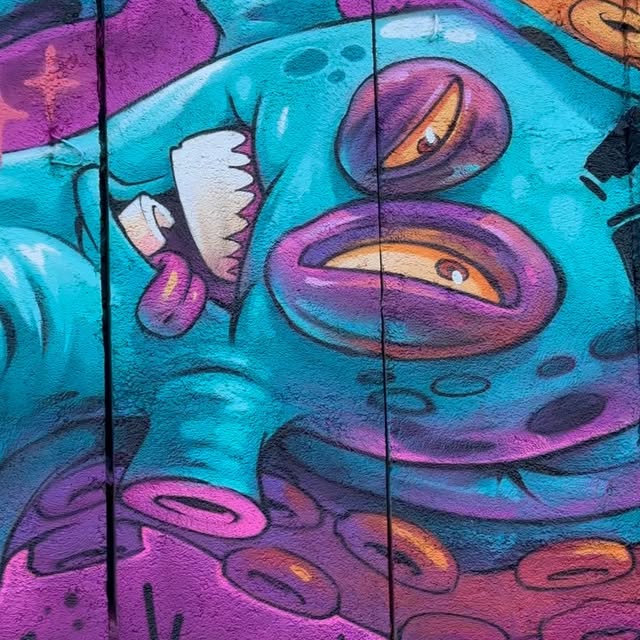 “Fat Cap Season” is our mural we painted...