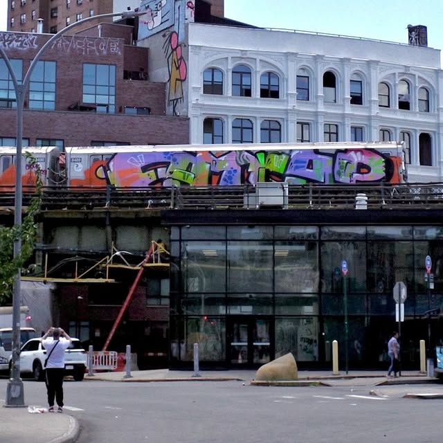 Another one…..on the roll on the elevated track...