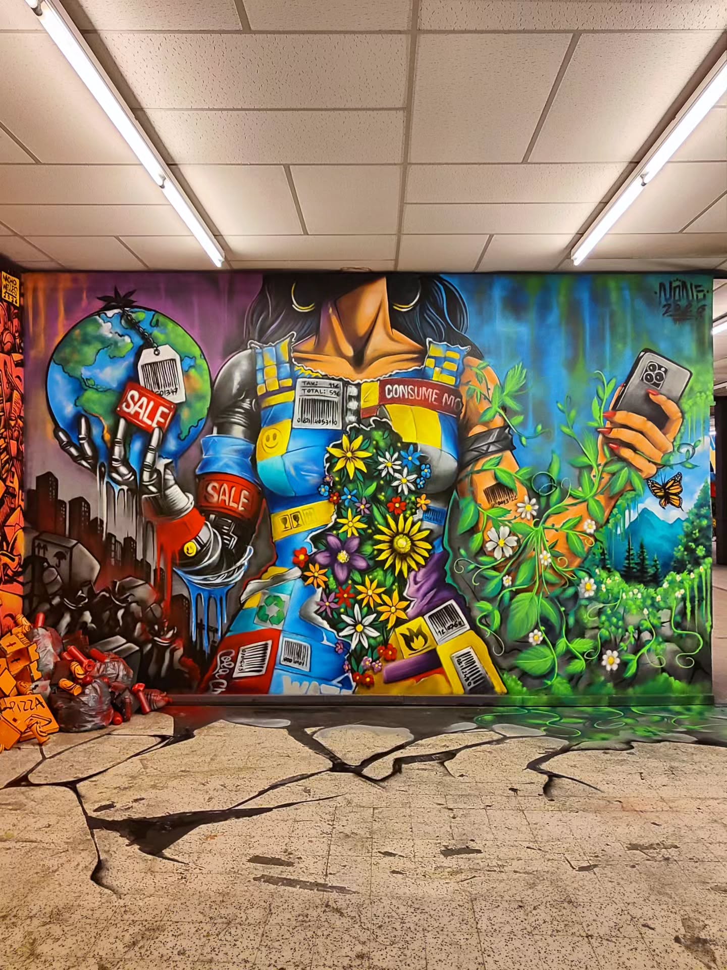 CONSUMERISM🏷️ — a visual contrast between what we...