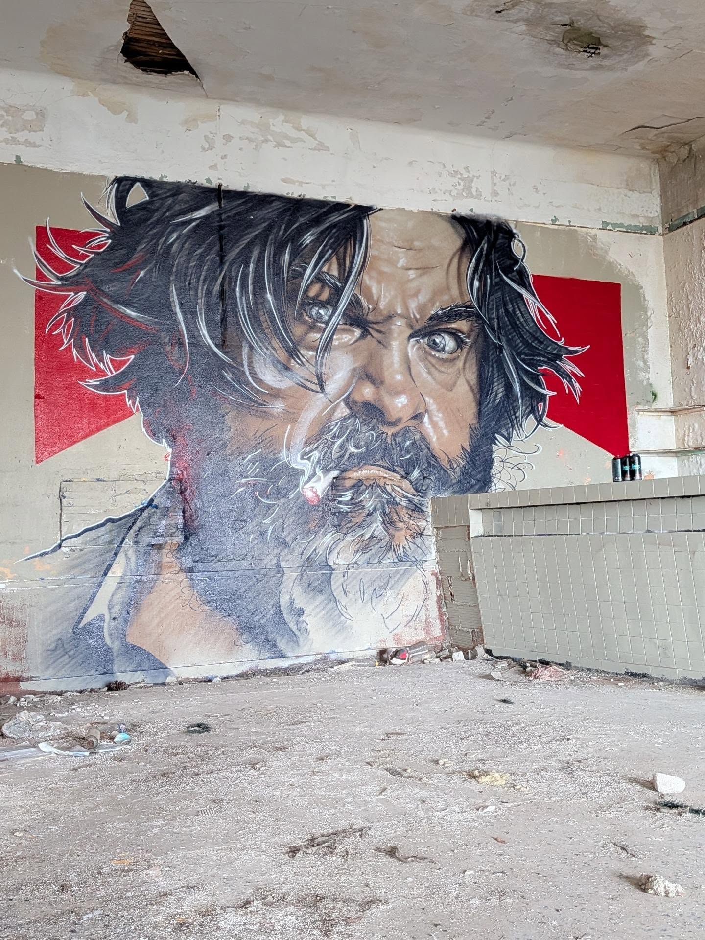 Dirty portrait of @jackblack As I was travelling,...